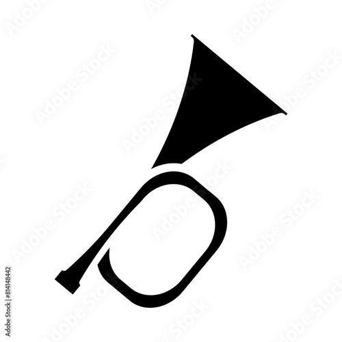Bugle Gliph Icon Design