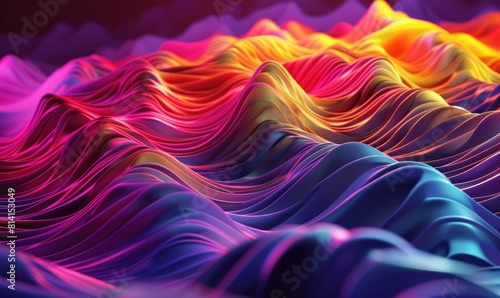 An abstract multicolor spec...