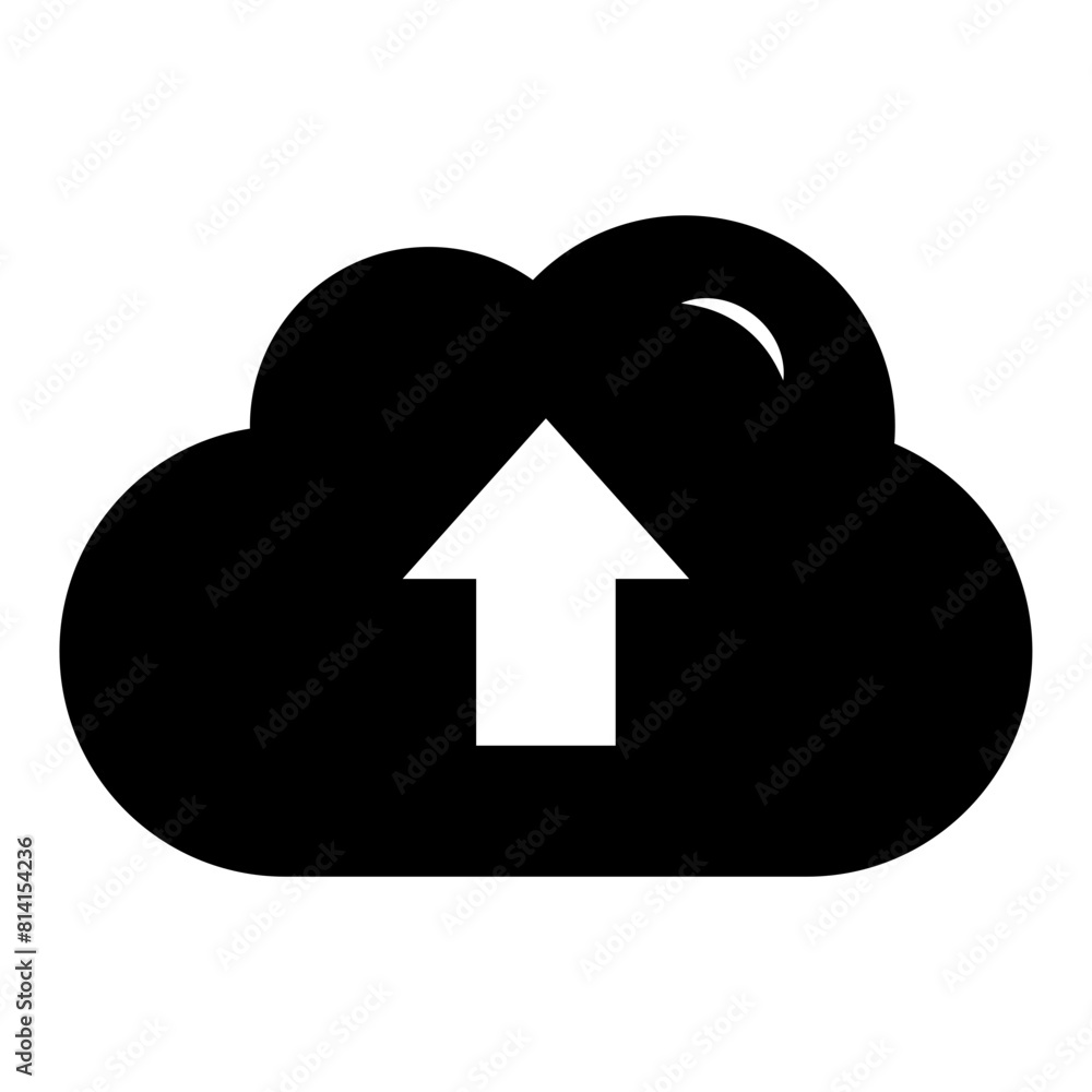 Upload cloud icon. Download data file symbol vector illustration design Upload cloud icon. Download data file symbol vector illustration design