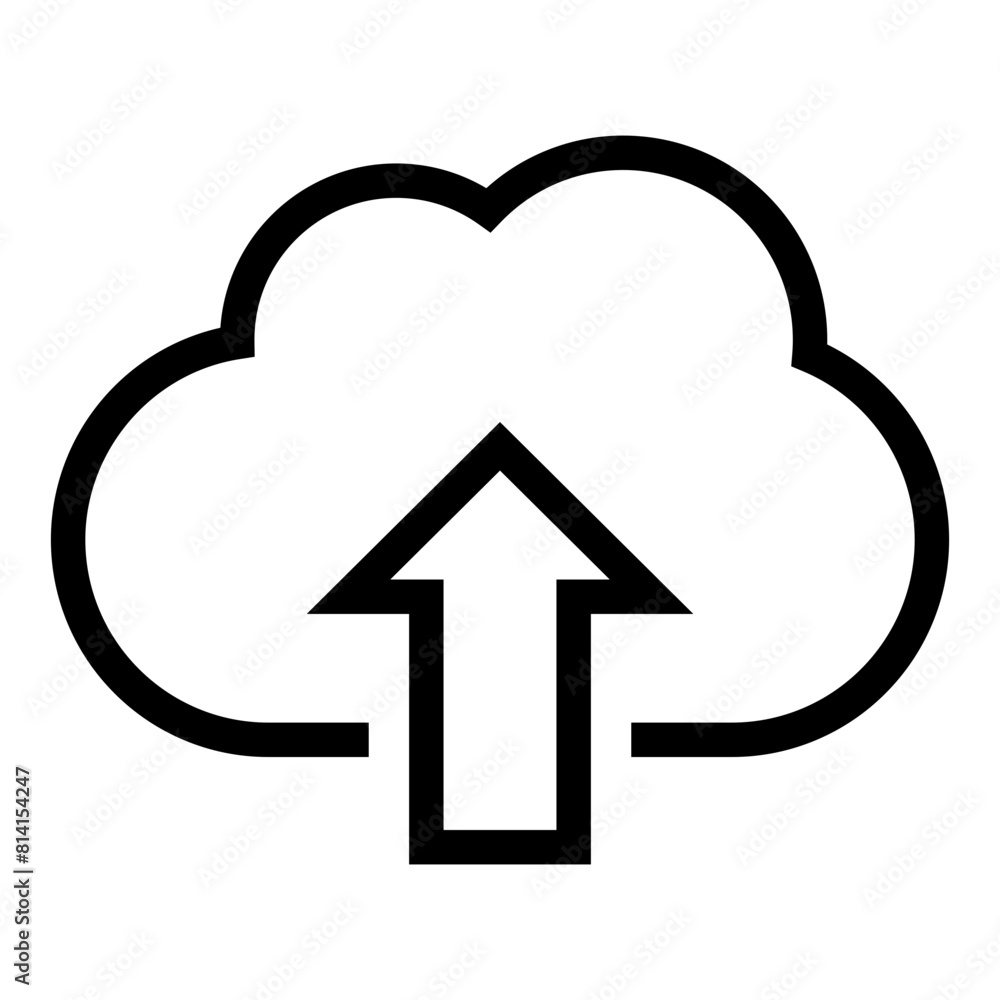 Upload cloud icon. Download data file symbol vector illustration design Upload cloud icon. Download data file symbol vector illustration design