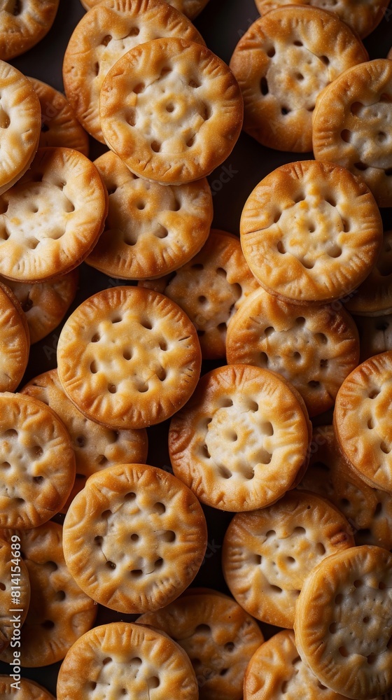 Background full of Biscuit. Product photography. Cracker background. Background full of Biscuit. Product photography. Cracker background.