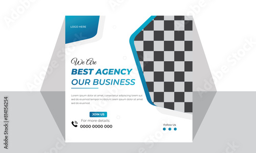 Unique social media post design