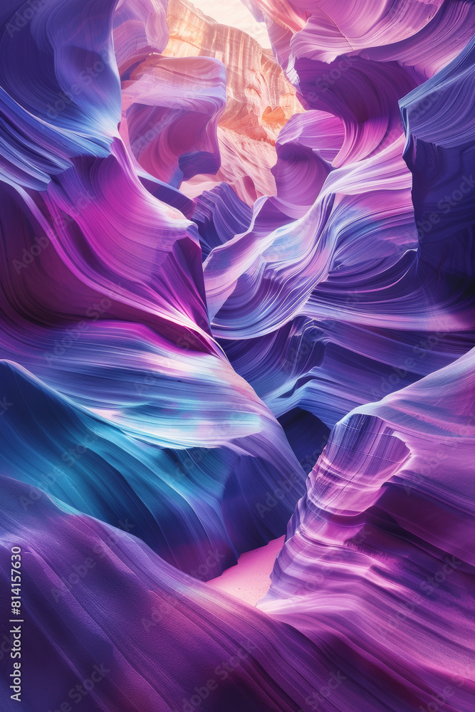 Abstract Nature Background in Pink, Purple, and Teal Abstract Nature Background in Pink, Purple, and Teal