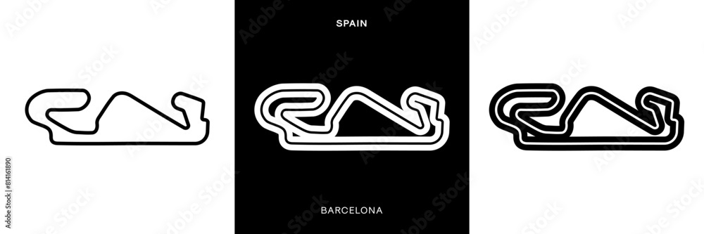 Barcelona Circuit Vector. Barcelona Spain Circuit Race Track Illustration with Editable Stroke. Stock Vector.
Barcelona Circuit Vector. Barcelona Spain Circuit Race Track Illustration with Editable Stroke. Stock Vector.