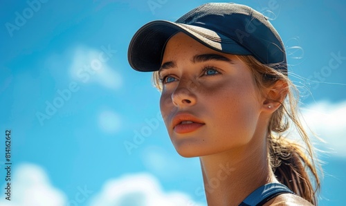 A professional female athle...