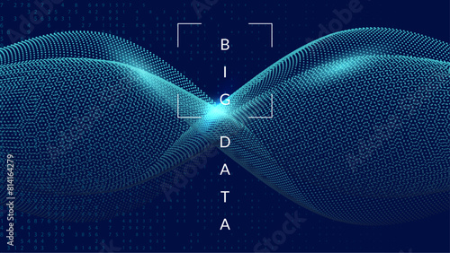 Digital Background. Computer intelligence: future research. Partial cover of a network banner. Analytical patterns for mobile security. Tech Background.