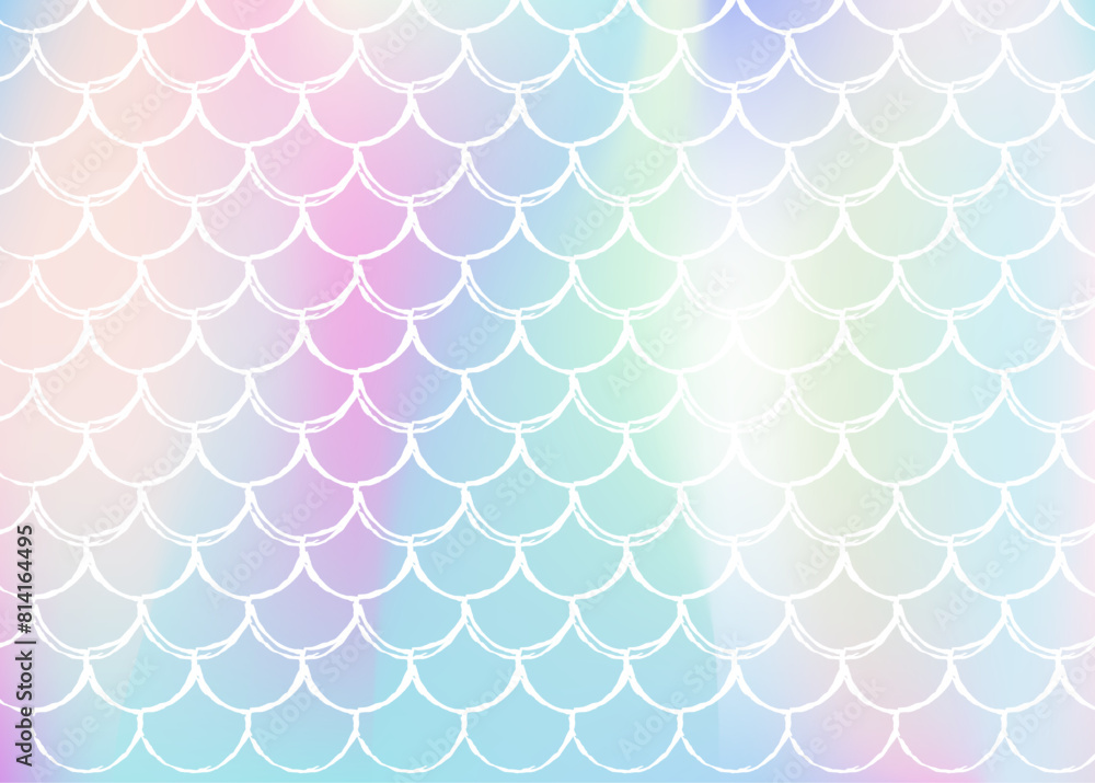 Gradient mermaid background with holographic scales. Bright color transitions. Fish tail banner and invitation. Underwater and sea pattern for girlie party. Vibrant backdrop with gradient mermaid. Gradient mermaid background with holographic scales. Bright color transitions. Fish tail banner and invitation. Underwater and sea pattern for girlie party. Vibrant backdrop with gradient mermaid.