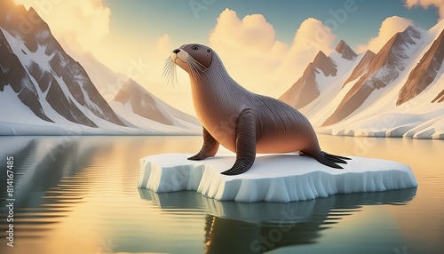 Seal in the snow
