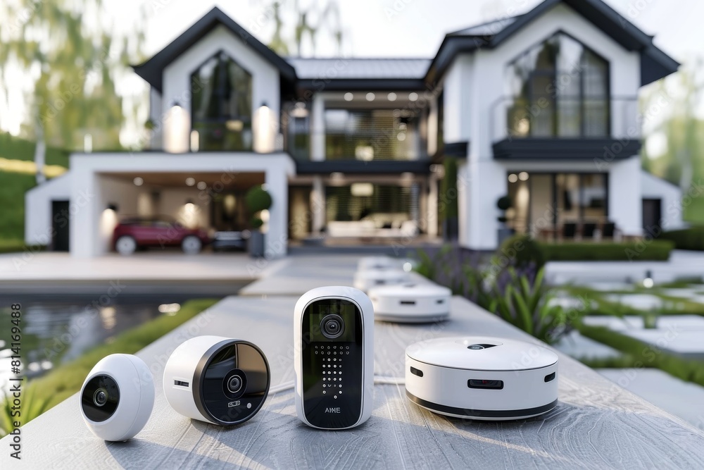 Observe every corner of your home with cameras that monitor, detect sounds, and capture images for security. Observe every corner of your home with cameras that monitor, detect sounds, and capture images for security.