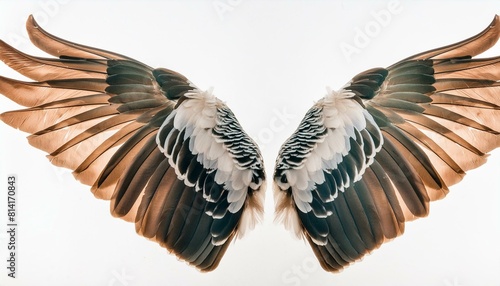 wings isolated with white background photo