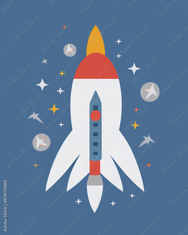 Fototapeta premium Space Rocket