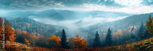 Landscape of Grachevsky Pass realistic nature and landscape © Be Naturally