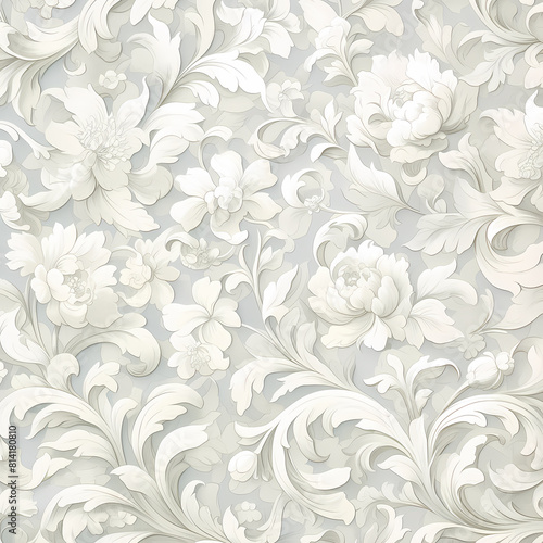 High-Quality Stock Image of Classic Wallpaper with Detailed Textured Design for Home Decor and Interior Design Projects