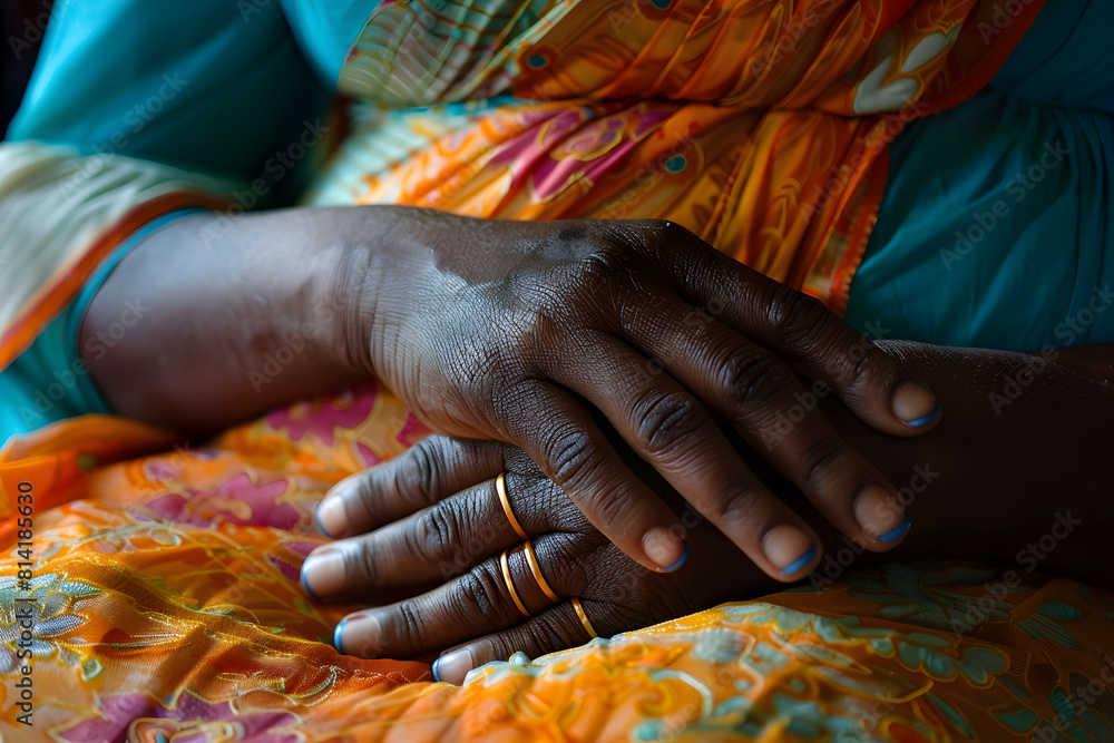 a midwife's hands assisting a laboring mother during childbirth a midwife's hands assisting a laboring mother during childbirth