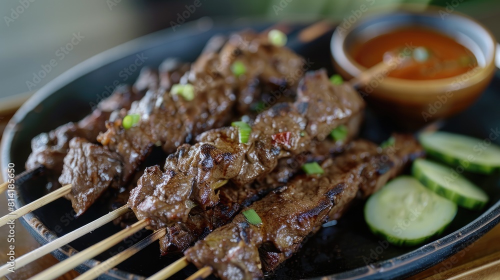 Beef Satay Sate Daging Indonesia Food Appetizer Easy dish Beef Satay Sate Daging Indonesia Food Appetizer Easy dish