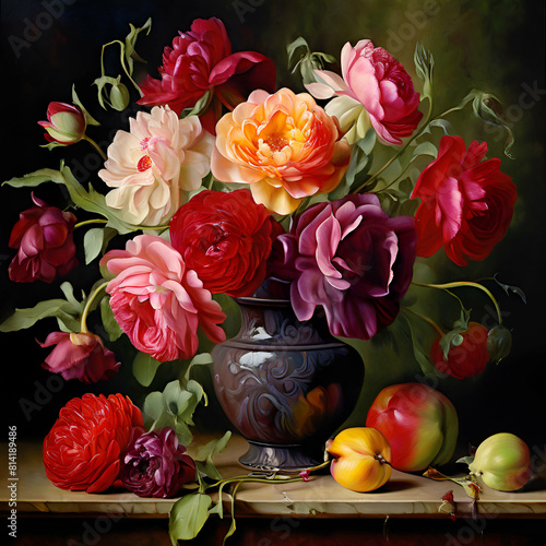 still life with roses and flowers © Treanna