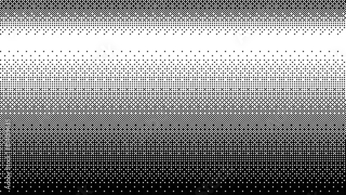 Pixel art gradient, dot scattering, 8 Bit retro video arcade game style background. Dither matrix. Vector screensaver