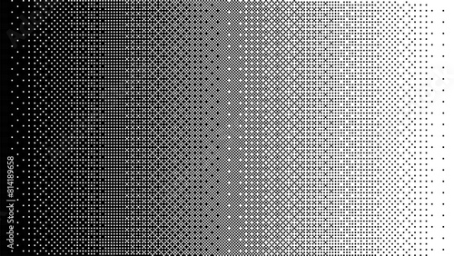 Pixel art gradient, dot scattering, 8 Bit retro video arcade game style background. Dither matrix. Vector screensaver