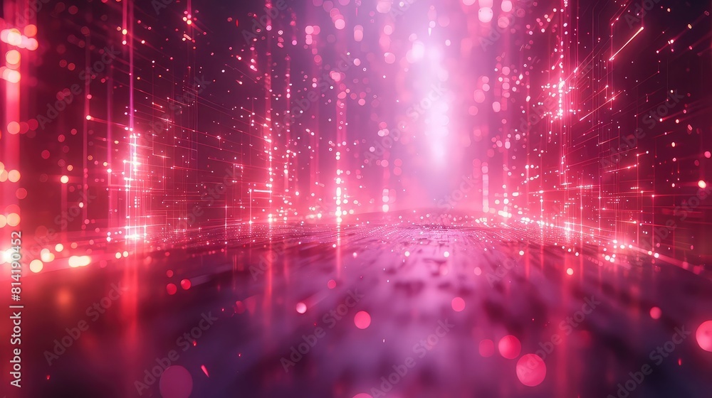 Neon pink geometric lines, glowing, futuristic style, dynamic composition Neon pink geometric lines, glowing, futuristic style, dynamic composition