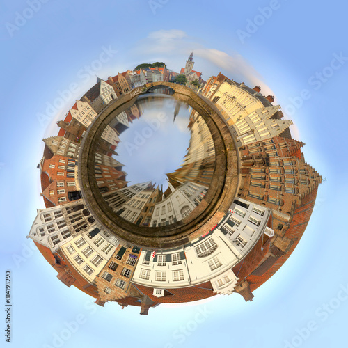 Wallpaper Mural creative townscape european photograph circular  Torontodigital.ca