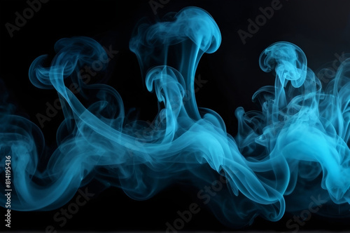 abstract smoke dark background with black