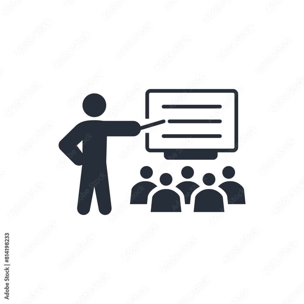 teaching icon. vector.Editable stroke.linear style sign for use web design,logo.Symbol illustration. teaching icon. vector.Editable stroke.linear style sign for use web design,logo.Symbol illustration.
