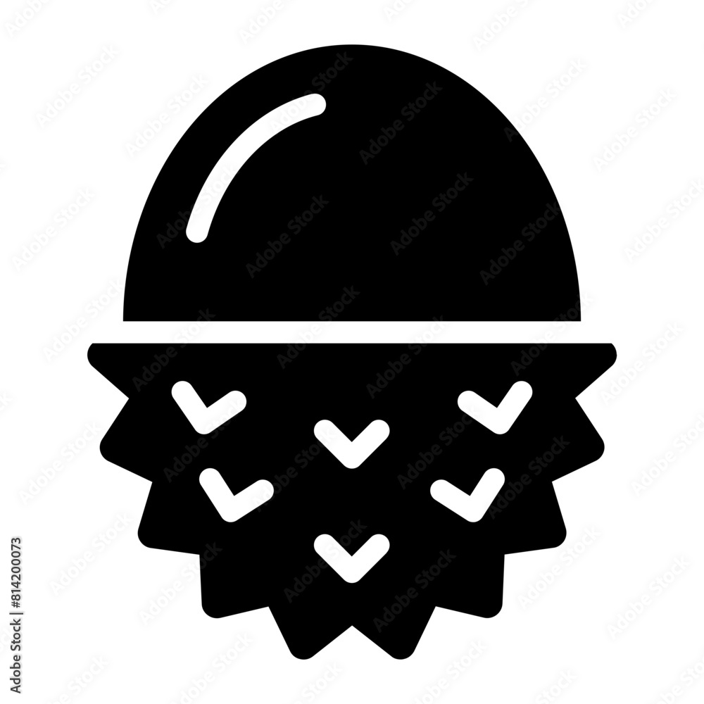 Fototapeta premium Lychee fruit icon