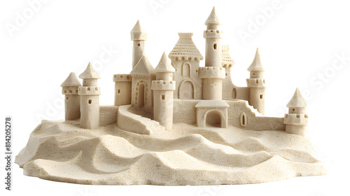 Sand castle cut out.  © Ziyan Yang
