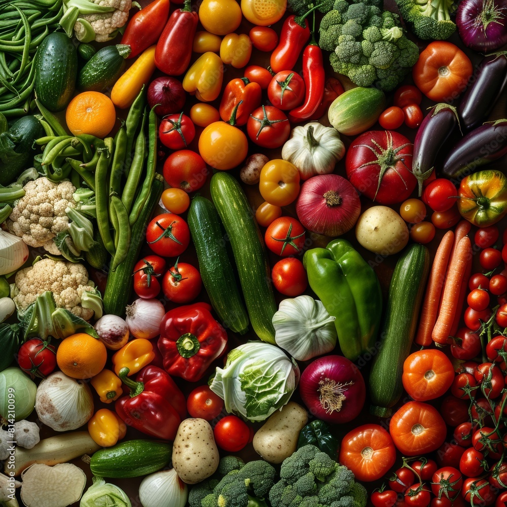Background full of Vegetables. Product photography. Vegetables background.