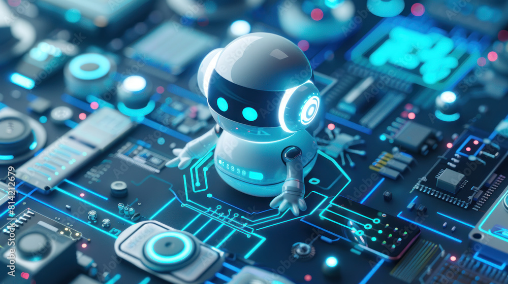 Robot electronic board. Technology background. artificial intelligence, learning and computing. tech. brain connection with internet network. Analyzing system machine processor. Business innovation. Robot electronic board. Technology background. artificial intelligence, learning and computing. tech. brain connection with internet network. Analyzing system machine processor. Business innovation.