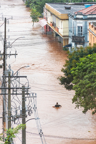 Flood in southern Brazil leaves the city of Igrejinha flooded and residents are rescued