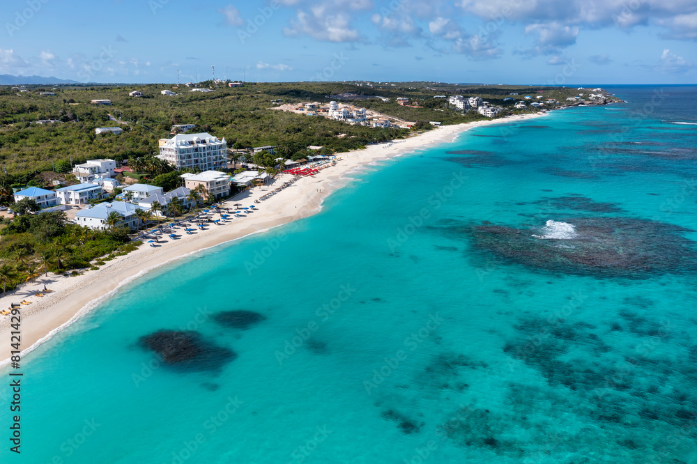 Fototapeta premium Shoal Bay Beach Aerial
