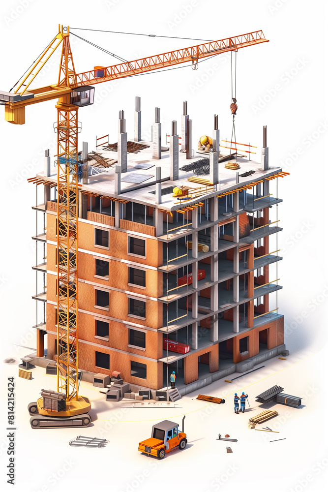 Construction Progress of a Building Construction Progress of a Building