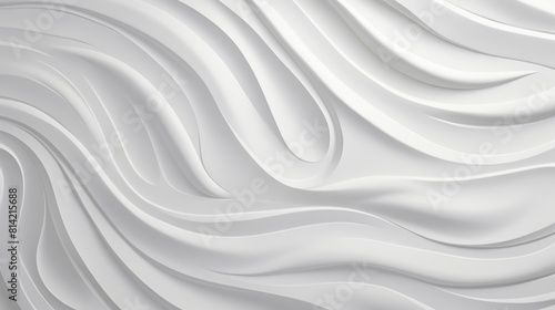 The image shows a white wavy pattern. It could be used as a background for a website or as a texture for a 3D model.