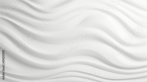 Undulating white waves of fabric create a mesmerizing visual effect in this abstract image.