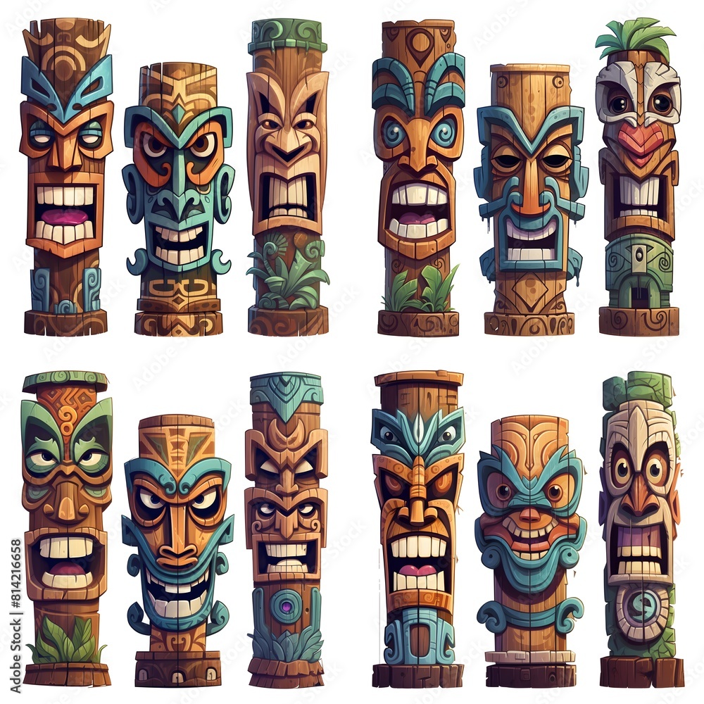 Tiki Totem Pole Tiki Totem Pole