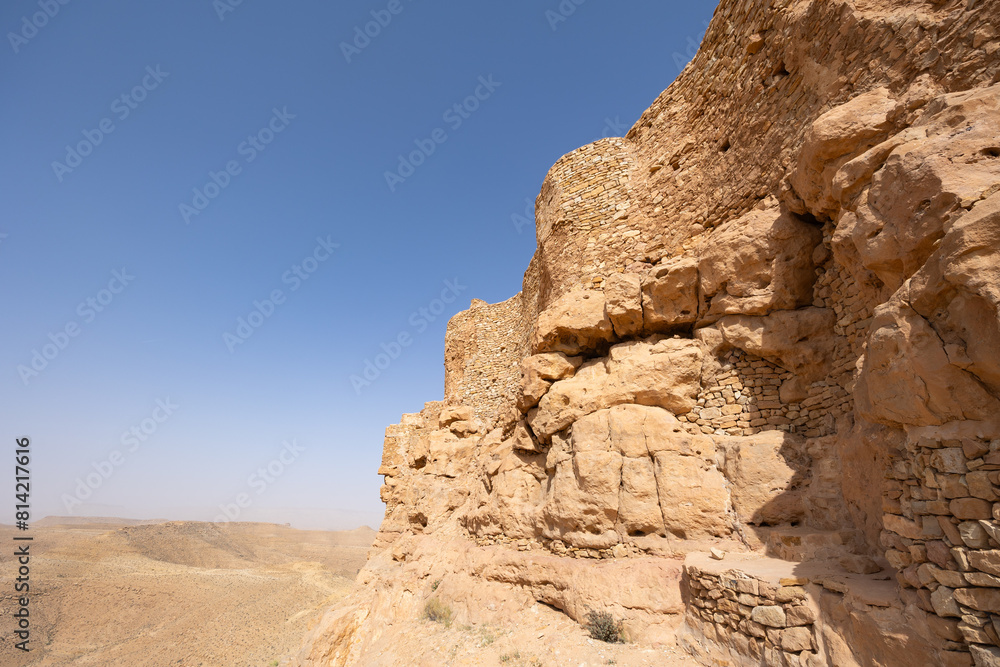 Ksar Beni Barka. One of the largest Ksar in the country. Region of Tataouine. Tunisia