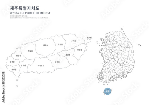 south korea province png map. republic of korea map.  photo