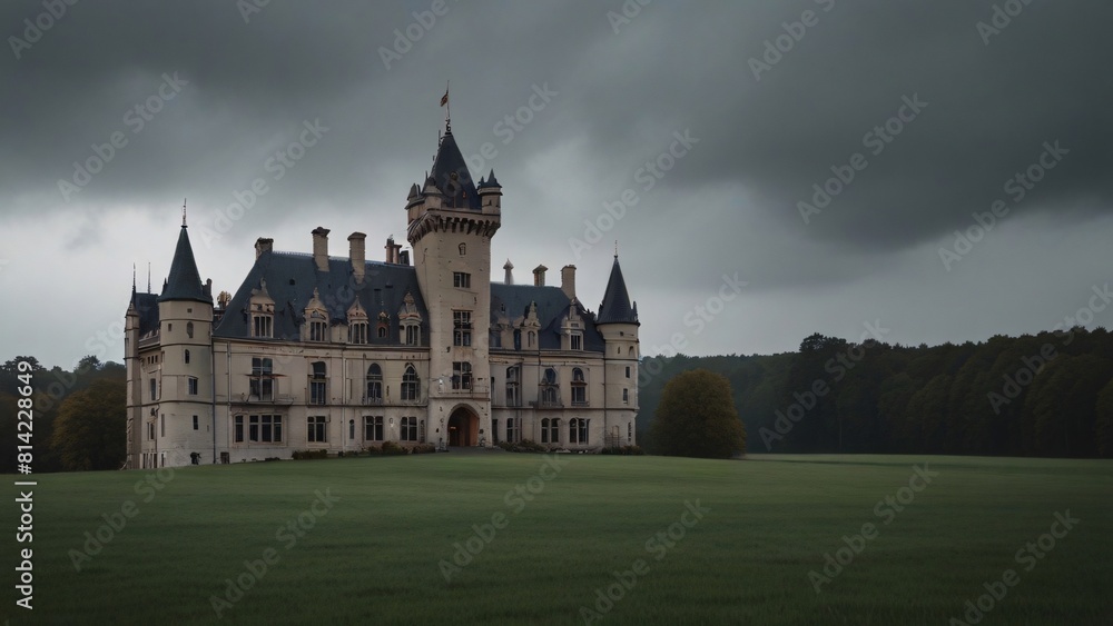 castle in the evening