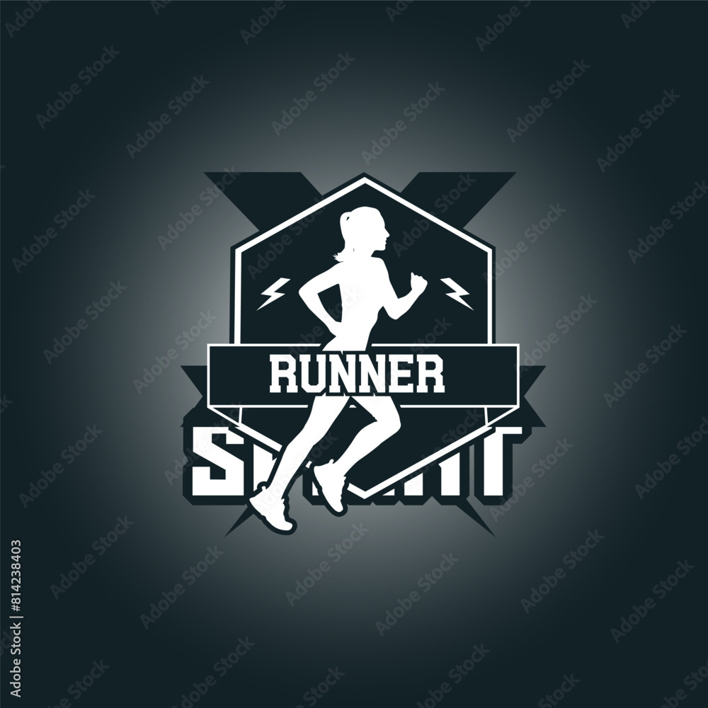 Runner Sprint art logo vector graphic illustration, sticker badge design
Runner Sprint art logo vector graphic illustration, sticker badge design
