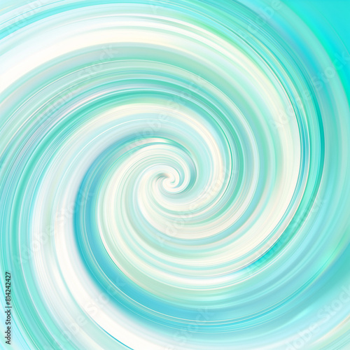 Bright Roll: Flowing Rotation of a Cyclone Mermaid in Blurred Neon © Sekai
