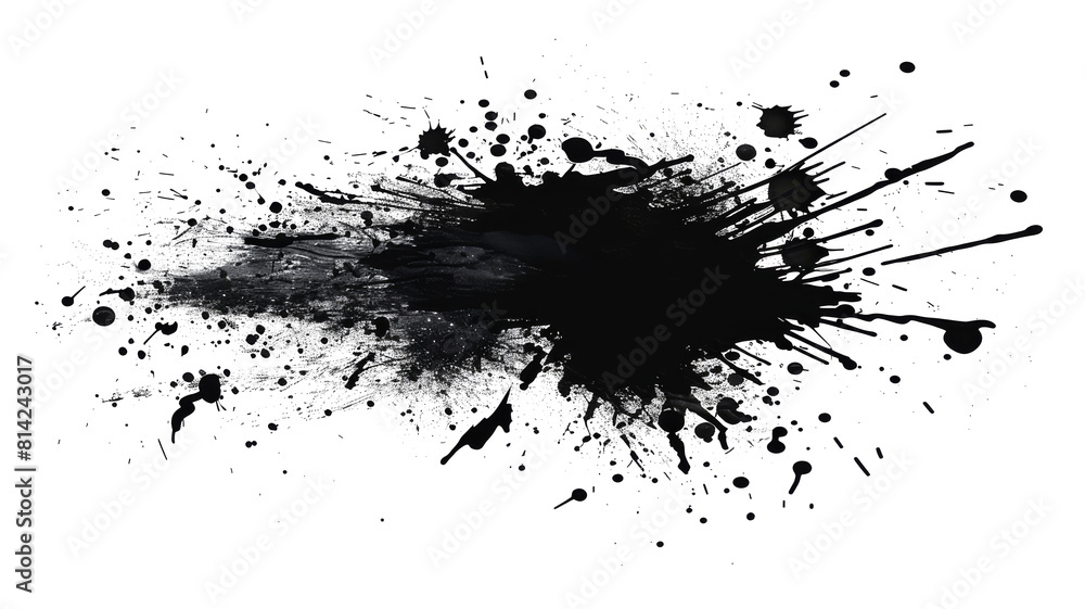 black dirt splattered. Isolated on transparent background black dirt splattered. Isolated on transparent background