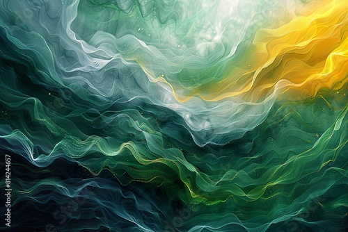 green yellow black abstract background photo