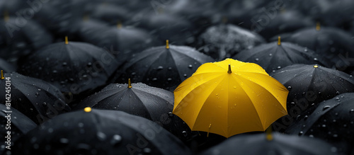 Obraz na płótnie umbrella and rain, protection