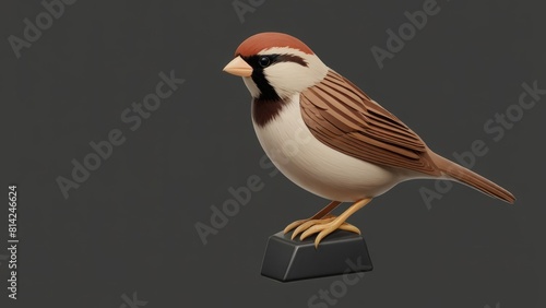 Women sparrow with white