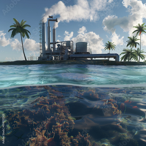 Ocean Thermal Energy Conversion System Near a Tropical Resort: Harnessing Deep-Sea Temperatures photo