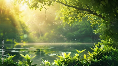 green nature background