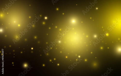 Bokeh-516Golden luxury bokeh soft light abstract background, Vector eps 10 illustration bokeh particles, Background decoration