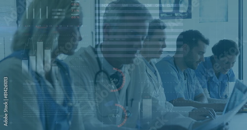 Image of data processing over diverse group of doctors