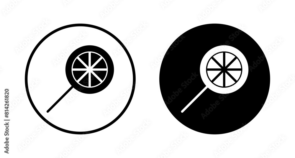 Candy icon vector isolated on white background. Candy vector icon